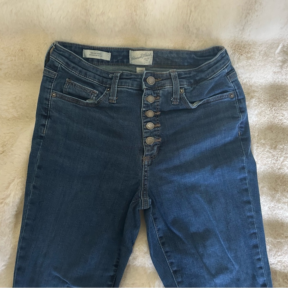 Universal Thread Dark Blue Skinny Jeans - Picture 5 of 8